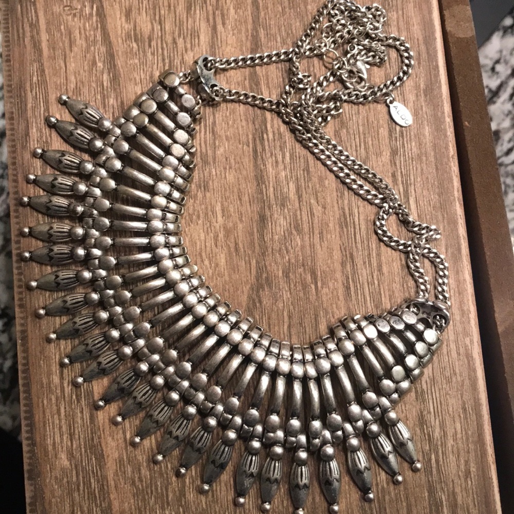 Silver Aldo necklace